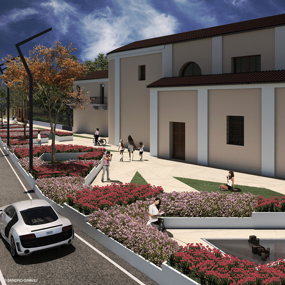 Parco lineare, piazza e giardino botanico - Sandro Gravili